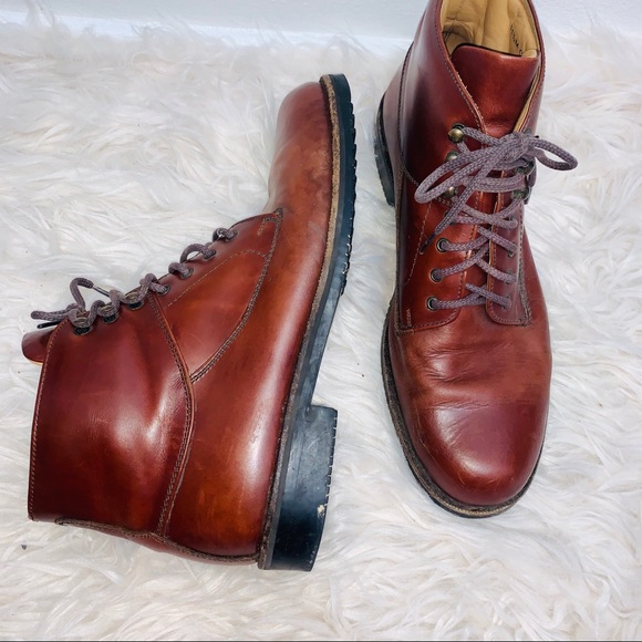 Cole Haan Liam Chukka Brown Wingtip Ankle Boots - Picture 5 of 6